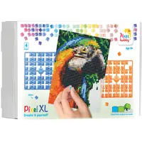 Pixelhobby XL Geschenkset 4 platen Papegaai 28023