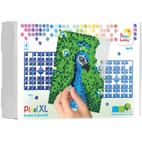 PixelHobby Pixelhobby XL Geschenkset 4 platen Pauw 28026