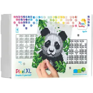 PixelHobby Pixelhobby XL Geschenkverpakking 4 basisplaten Panda 28029