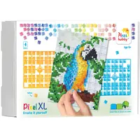 Pixelhobby XL 4 basisplaten Papegaai Geschenkset