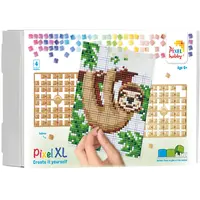 Pixelhobby XL patroon 4 platen Luiaard geschenkset