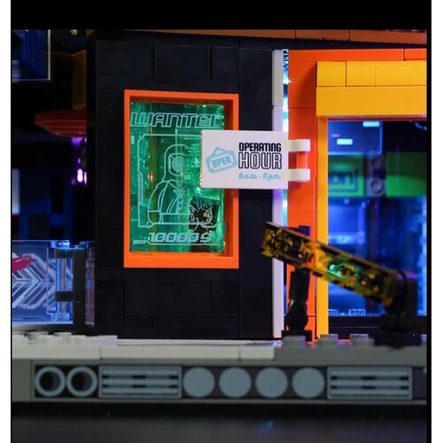 Lumibricks Lumibricks Drijvend Trein Station 3D modelbouw Lumibricks Lumibricks Drijvend Trein Station 3D modelbouw