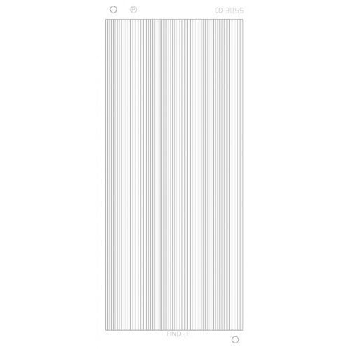 Card Deco Stickervel Straight lines Platinum Card Deco Stickervel Straight lines Platinum