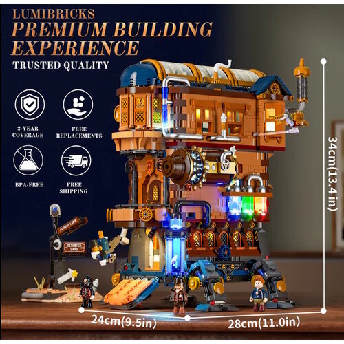 Lumibricks Lumibricks Alchemist’s Moving Castle 3D Modelbouw Lumibricks Lumibricks Alchemist’s Moving Castle 3D Modelbouw