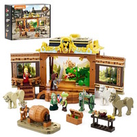 Lumibricks Medieval Troupe Carriage 3D Bouwpakket
