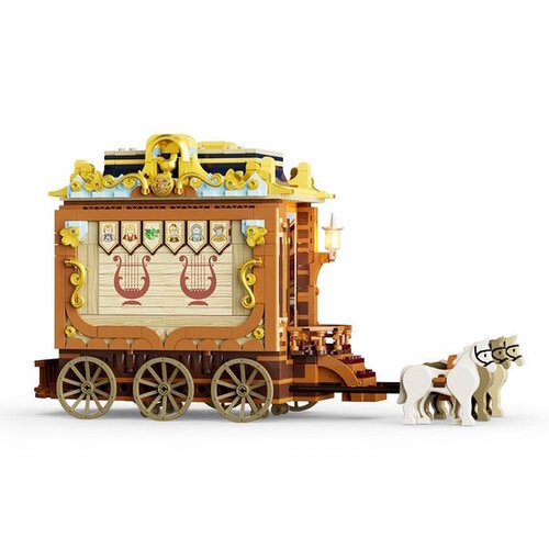 Lumibricks Lumibricks Medieval Troupe Carriage 3D Bouwpakket Lumibricks Lumibricks Medieval Troupe Carriage 3D Bouwpakket