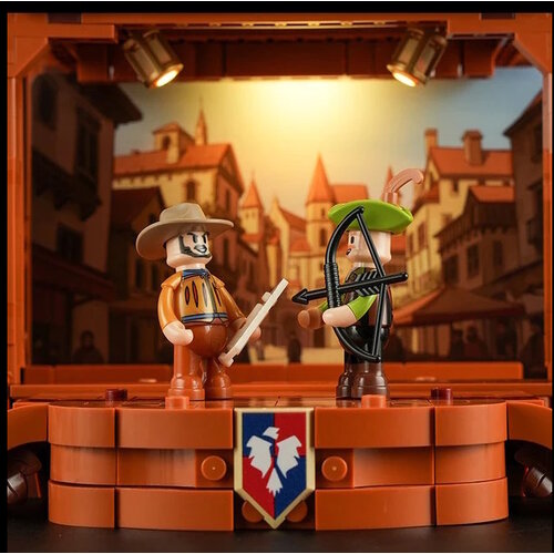 Lumibricks Lumibricks Medieval Troupe Carriage 3D Bouwpakket Lumibricks Lumibricks Medieval Troupe Carriage 3D Bouwpakket