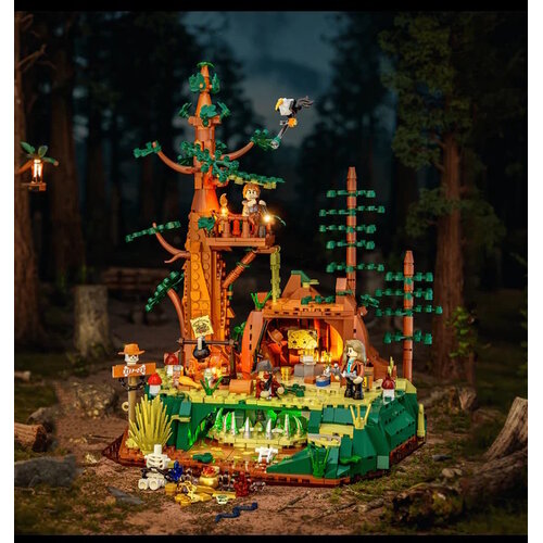 Lumibricks Lumibricks Sequoia Bandit Camp 3D Bouwpakket Lumibricks Lumibricks Sequoia Bandit Camp 3D Bouwpakket