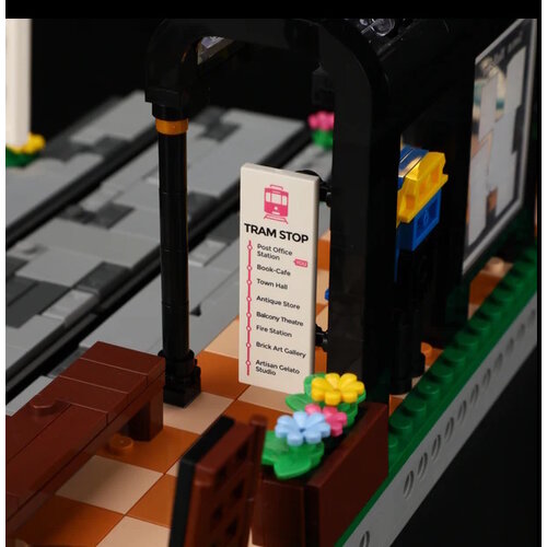 Lumibricks Lumibricks Heritage Tram and Station 3D Bouwpakket Lumibricks Lumibricks Heritage Tram and Station 3D Bouwpakket