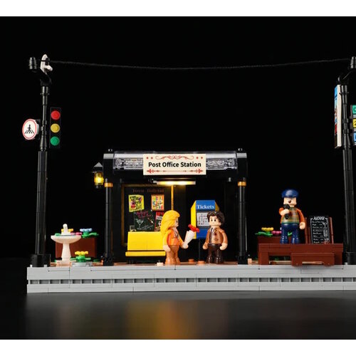 Lumibricks Lumibricks Heritage Tram and Station 3D Bouwpakket Lumibricks Lumibricks Heritage Tram and Station 3D Bouwpakket