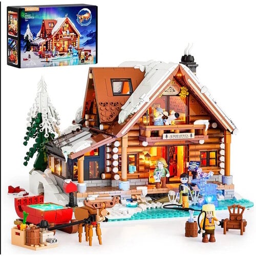 Lumibricks Lumibricks Aurora Cabin 3D Bouwpakket Lumibricks Lumibricks Aurora Cabin 3D Bouwpakket