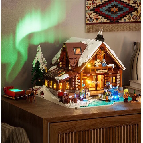 Lumibricks Lumibricks Aurora Cabin 3D Bouwpakket Lumibricks Lumibricks Aurora Cabin 3D Bouwpakket