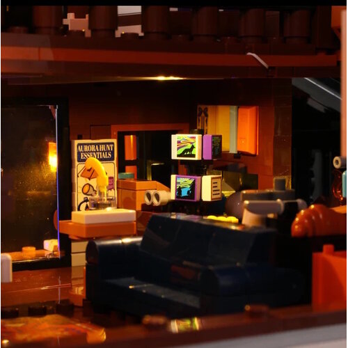 Lumibricks Lumibricks Aurora Cabin 3D Bouwpakket Lumibricks Lumibricks Aurora Cabin 3D Bouwpakket
