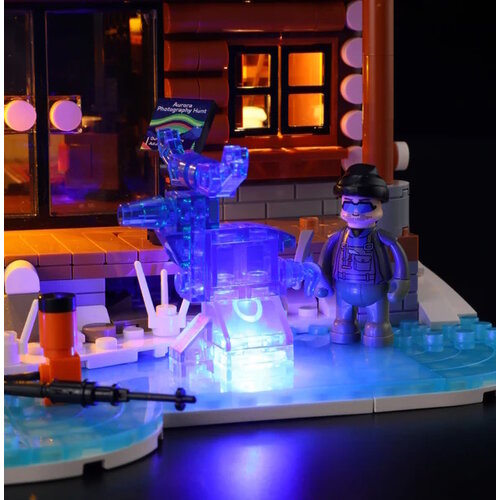 Lumibricks Lumibricks Aurora Cabin 3D Bouwpakket Lumibricks Lumibricks Aurora Cabin 3D Bouwpakket