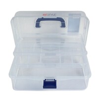 Kunststof Opbergbox 3 laags 32 x 19,5 x 15 cm