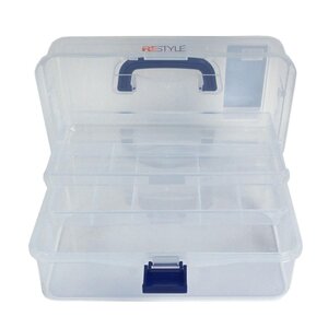 Restyle Kunststof Opbergbox 3 laags 32 x 19,5 x 15 cm