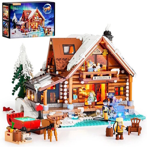 Lumibricks Lumibricks Aurora Cabin 3D Bouwpakket