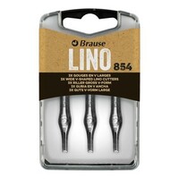 Lino gutsen 3 stuks met brede V-gutsen nr 854