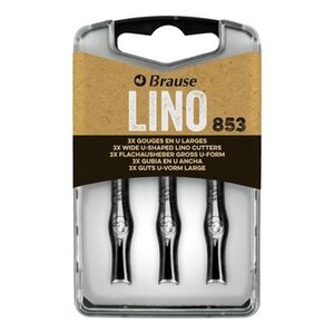 Lino gutsen 3 stuks met brede U-gutsen nr 853