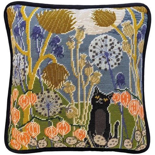 Bothy Threads Bothy Threads Petit Point Borduurkussen Teasel Fields Bothy Threads Bothy Threads Petit Point Borduurkussen Teasel Fields