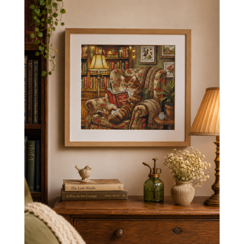 AVA Stitch Ava Stitch Borduurpakket Reading Corner AVA Stitch Ava Stitch Borduurpakket Reading Corner