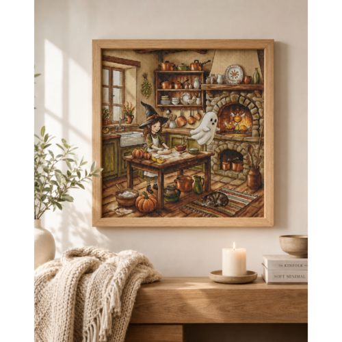 AVA Stitch Ava Stitch Borduurpakket Autumn Magic Kitchen AVA Stitch Ava Stitch Borduurpakket Autumn Magic Kitchen