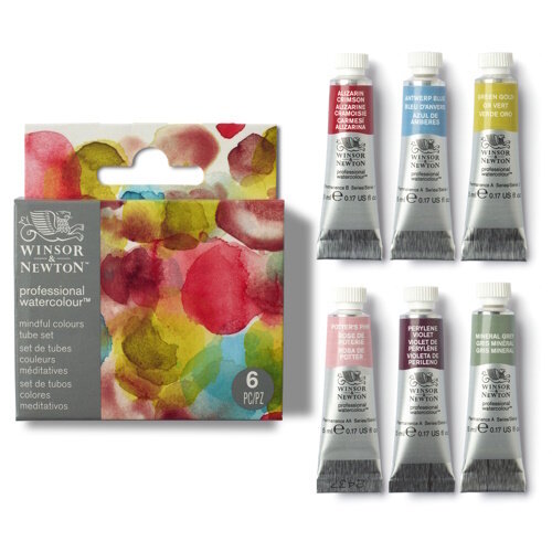 Winsor & Newton Winsor & Newton Professional Watercolour 6 x 5 ml Mindful Winsor & Newton Winsor & Newton Professional Watercolour 6 x 5 ml Mindful