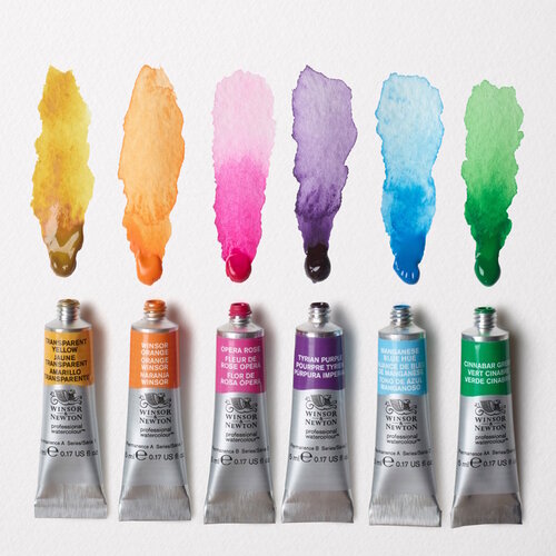 Winsor & Newton Winsor & Newton Professional Watercolour 6 x 5 ml Vibrant Winsor & Newton Winsor & Newton Professional Watercolour 6 x 5 ml Vibrant