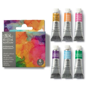 Winsor & Newton Winsor & Newton Professional Watercolour 6 x 5 ml  Vibrant