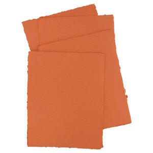 Pan Art Pan Art Bruin Deckle-edge papier egaal 100% katoen 22 x 28 cm 10 vel