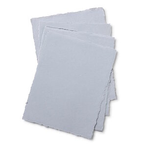 Pan Art Pan Art Blauwgrijs Deckle-edge papier egaal 100% katoen 22 x 28 cm 10 vel Pan Art Pan Art Blauwgrijs Deckle-edge papier egaal 100% katoen 22 x 28 cm 10 vel