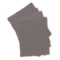 Pan Art Grijsgroen Deckle-edge papier egaal 100% katoen 22 x 28 cm 10 vel