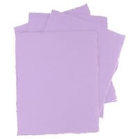 Pan Art Lila Deckle-edge papier egaal 100% katoen 22 x 28 cm 10 vel