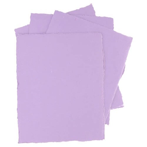 Pan Art Pan Art Lila Deckle-edge papier egaal 100% katoen 22 x 28 cm 10 vel Pan Art Pan Art Lila Deckle-edge papier egaal 100% katoen 22 x 28 cm 10 vel