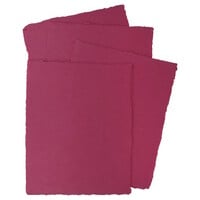 Pan Art Magenta Deckle-edge papier egaal 100% katoen 22 x 28 cm 10 vel