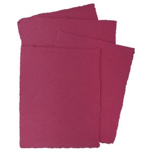 Pan Art Pan Art Magenta Deckle-edge papier egaal 100% katoen 22 x 28 cm 10 vel Pan Art Pan Art Magenta Deckle-edge papier egaal 100% katoen 22 x 28 cm 10 vel