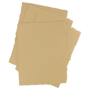 Pan Art Pan Art Camel Deckle-edge papier egaal 100% katoen 22 x 28 cm 10 vel Pan Art Pan Art Camel Deckle-edge papier egaal 100% katoen 22 x 28 cm 10 vel