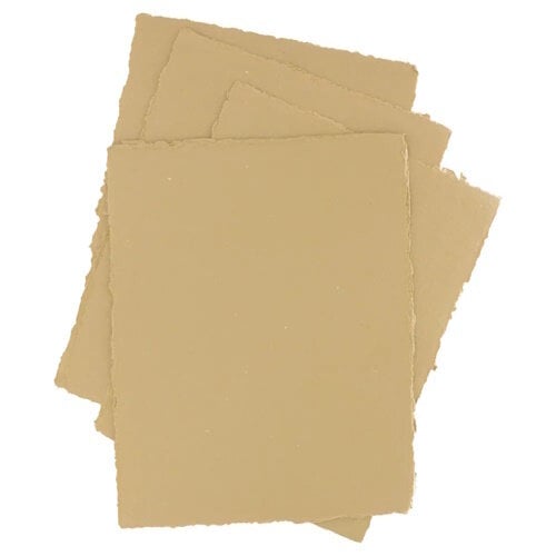 Pan Art Pan Art Camel Deckle-edge papier egaal 100% katoen 22 x 28 cm 10 vel Pan Art Pan Art Camel Deckle-edge papier egaal 100% katoen 22 x 28 cm 10 vel