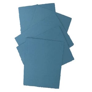 Pan Art Pan Art Blauw Deckle-edge papier egaal 100% katoen 22 x 28 cm 10 vel Pan Art Pan Art Blauw Deckle-edge papier egaal 100% katoen 22 x 28 cm 10 vel