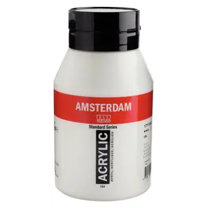 Amsterdam Amsterdam Acrylverf 1000 ml Zinkwit 104 Amsterdam Amsterdam Acrylverf 1000 ml Zinkwit 104