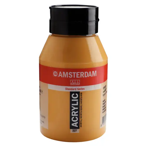 Amsterdam Amsterdam Acrylverf 1000 ml Gele Oker 227 Amsterdam Amsterdam Acrylverf 1000 ml Gele Oker 227