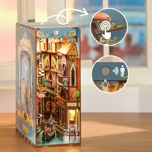 Robotime 3D Modelbouwpakket Tonecheer DIY Book Nook Venetian Dreams Robotime 3D Modelbouwpakket Tonecheer DIY Book Nook Venetian Dreams