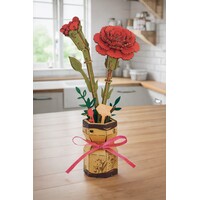 3D bouwpakket Red Carnation