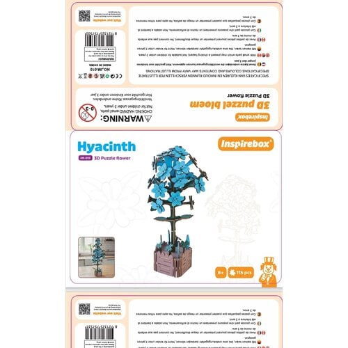 Inspirebox 3D bouwpakket Hyacint Inspirebox 3D bouwpakket Hyacint