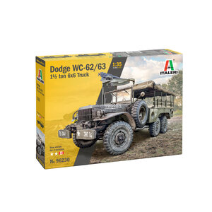 Italeri Italeri Bouwpakket Dodge WC62 1 ½ t 6x6 Truck Italeri Italeri Bouwpakket Dodge WC62 1 ½ t 6x6 Truck