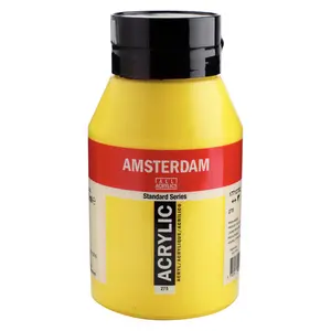 Amsterdam Amsterdam Acrylverf 1000 ml Primairgeel 275 Amsterdam Amsterdam Acrylverf 1000 ml Primairgeel 275