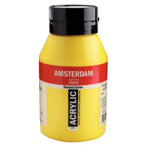 Amsterdam Amsterdam Acrylverf 1000 ml Primairgeel 275 Amsterdam Amsterdam Acrylverf 1000 ml Primairgeel 275