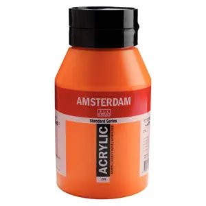 Amsterdam Amsterdam Acrylverf 1000 ml Azo-Oranje 276 Amsterdam Amsterdam Acrylverf 1000 ml Azo-Oranje 276