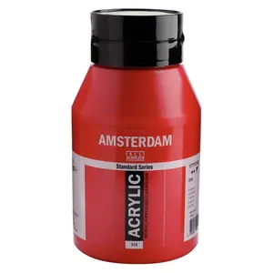 Amsterdam Amsterdam Acrylverf 1000 ml Karmijn 318 Amsterdam Amsterdam Acrylverf 1000 ml Karmijn 318