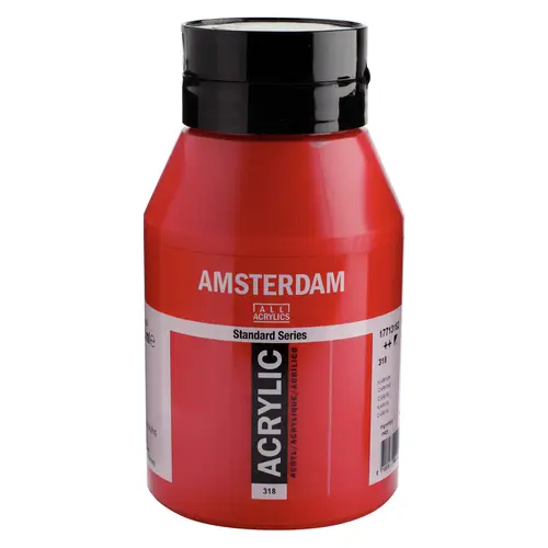 Amsterdam Amsterdam Acrylverf 1000 ml Karmijn 318 Amsterdam Amsterdam Acrylverf 1000 ml Karmijn 318